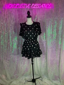 Loveshackfancy Fancy Rosebud Black Natasha Minidress Sz Medium AUTHENTIC NWT - Picture 1 of 10