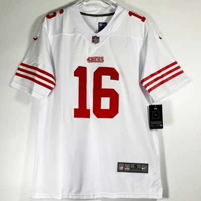 Joe #16 Montana, 49ers, cosido, jersey, blanco, S/M/L/XL/2XL/3XL/4XL Foto 1 de 4