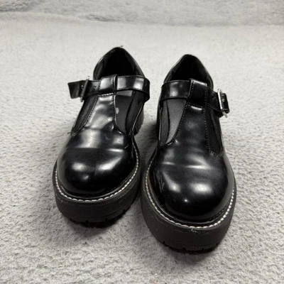 Steve Madden Zapatos Mujer 6 Mary Jane Plataforma Tacones Charol Imitación Grueso Y2K Foto 1 de 4