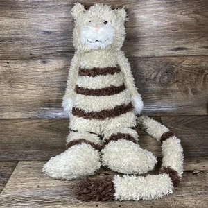 JELLYCAT Bunglie Gato Gatito Bronceado Marrón Rayas Cola Larga Felpa Floppy Retirado - Imagen 1 de 10