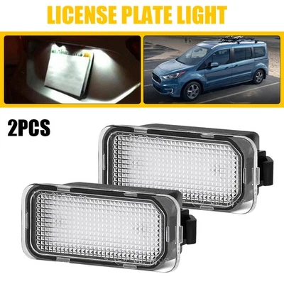 Luces LED blancas de matrícula 6000K 2015-2021 para Ford Edge Ford Transit 150 HD Foto 1 de 4