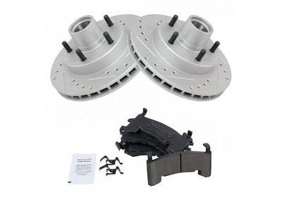Front Brake Pad and Rotor Kit For 1982-1988 Oldsmobile Cutlass Supreme DC525NM - Image 1 of 2