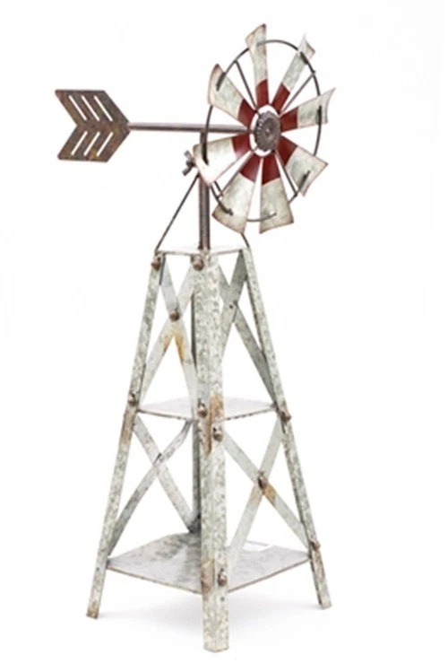 WINDMILL Mesa 21.5" Metal Galvanizado Rústico GR8 4 el porche/cubierta Foto 1 de 1