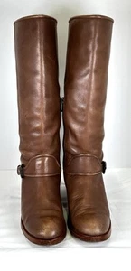 Coach Cecelia Brown Tall Riding Boot Women’s 7 * see notes - Picture 1 of 11
