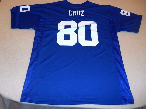 BOYS SIZE XL 18/20 NFL NEW YORK GIANTS VICTOR CRUZ #80 JERSEY NWT Cover