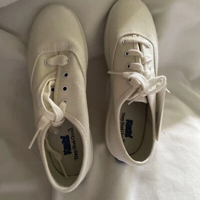 Keds Champion Oxford White Canvas Shoes Children Size 13M Casual Lace-Up Sneaker - Image 1 of 4