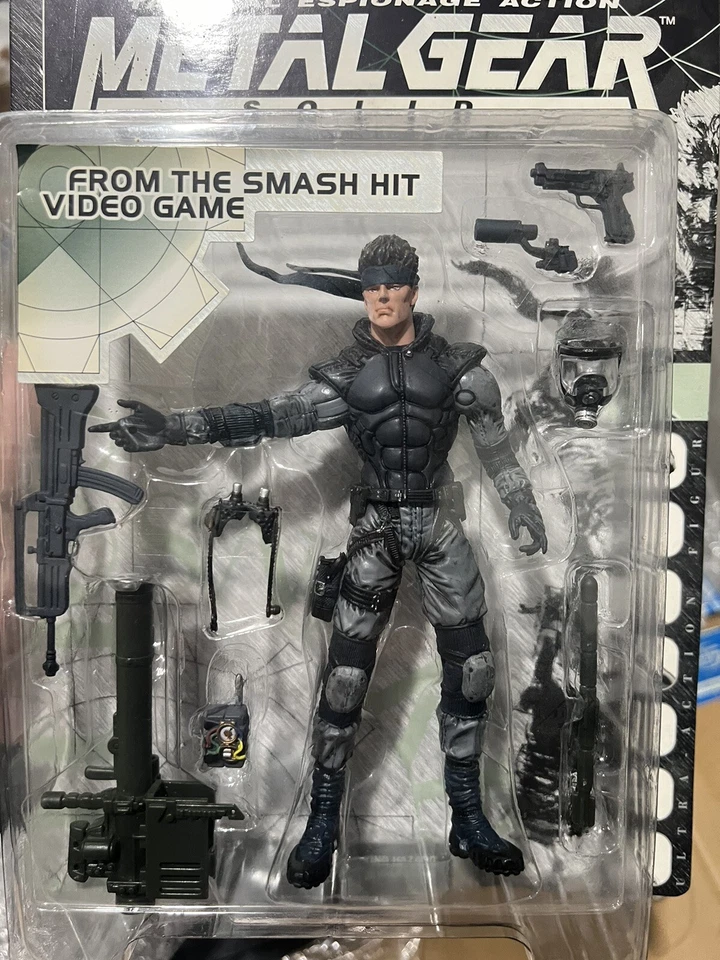 Figura de acción Metal Gear Solid McFarlane Toys Solid Snake serie 1 - NUEVO sellado Foto 1 de 4