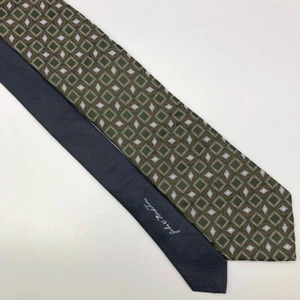 John W. Nordstrom Dark Hunter Green Men's Silk Neck Tie Two Tone - Picture 1 of 6