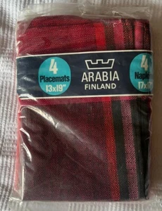 Vintage Arabia by Finlayson Tischsets und Servietten Set 4 unbenutzt neu Finnland MCM - Bild 1 von 14