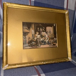 George Baxxter vintage framed print news from Australia - Picture 1 of 7