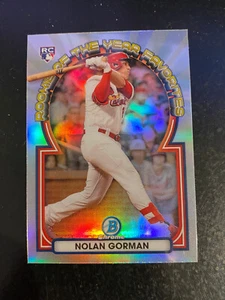 Nolan Gorman - 2023 Bowman Chrome - Rookie of the Year Favorites - Cardinals - Picture 1 of 2