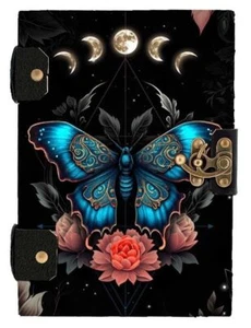 Handmade Printed Cardboard Journal Diary with Buckle Lock ( 7 x 5 Inch ) - Picture 1 of 4