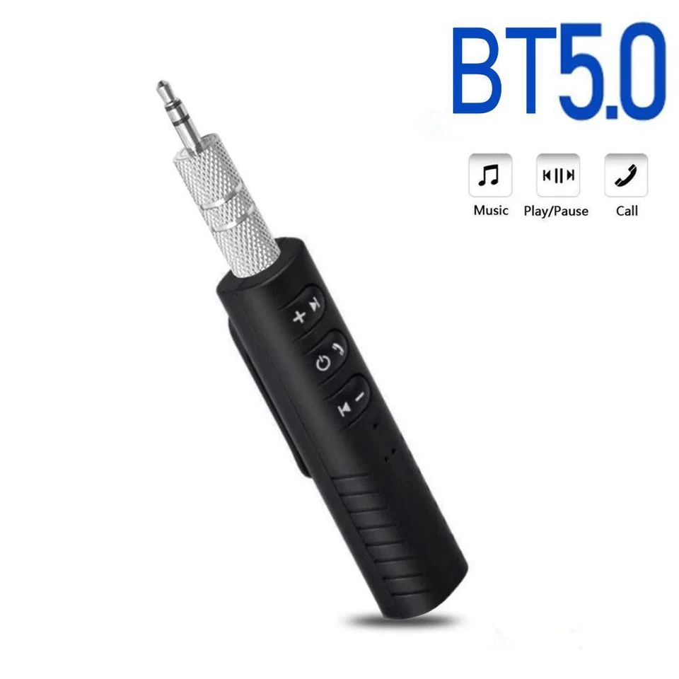 Auto Bluetooth Receiver Handfree Wireless Aux Music F3 W0J 3.5 Q8N5 J9K X0N Q3X2 - Image 1 of 4
