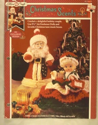 Christmas Scents - Fibre Craft FCM433 - Crocheted Outfits for 5 1/2" Dolls - Image 1 of 2