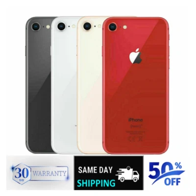 Apple iPhone 8 64GB 128GB 256GB iOS Desbloqueado En Verizon TMobile Rojo/Plateado 4G  Foto 1 de 4