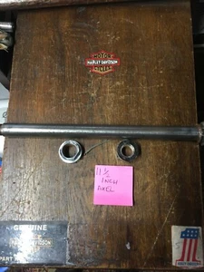 HARLEY-DAVIDSON CUSTOM REAR AXEL  11 1/2 INCHES LONG WITH SPACERS NEW BOX15 - Picture 1 of 7