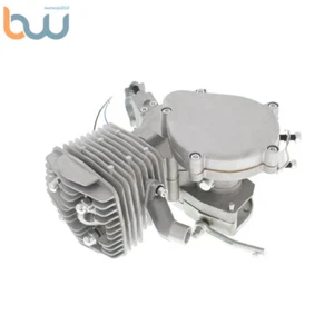 Silver 80cc 2 Stroke Gas Engine Motor For Motorized Motorised Bicycle Bike Cycle - Picture 1 of 6