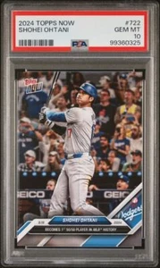 2024 TOPPS NOW #722 SHOHEI OHTANI 50/50 MVP PSA 10 Dodgers - Picture 1 of 2