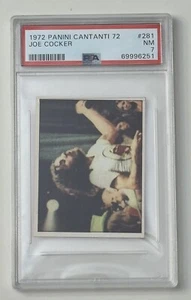 1972 Panini #281 Joe Cocker Cantanti 72 PSA 7 RC - Picture 1 of 4