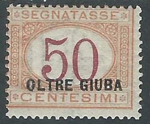 1925 OLTRE GIUBA SEGNATASSE 50 CENT MH * - RF37-2 - Picture 1 of 1