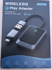 Wireless Car Play Adapter von 960H. ** OPEN BOX ** - Bild 1 von 4