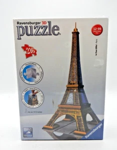 Ravensburger Eiffel Tower 3D Puzzle 216 Pieces # 125562 New & Sealed 6.5"x17.3" - Picture 1 of 5