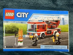 LEGO 60107 CITY "FIRE LADDER TRUCK" INSTRUCTION MANUAL, NO BRICKS - Picture 1 of 2