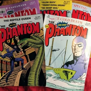 5x The Phantom Comics: No's 1463, 1488, 1513, 1573 & 1579 - Frew Publications - Picture 1 of 9