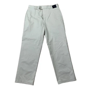 JOHN W NORDSTROM Pants Men 33w 33L Smartcare Wide Leg Khaki Beige Y2k 2010 33x32 - Picture 1 of 19
