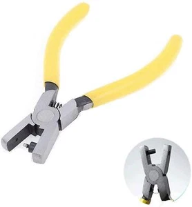 2mm Round Hole Punch Pliers for Sheet Metal Yellow - Picture 1 of 3