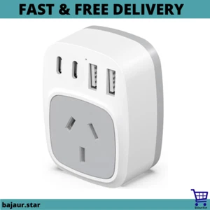 Japan Travel Adapter AU to Japan Plug Adapter Type A Travel Power Plug for Japan - Picture 1 of 9
