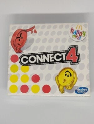 Connect 4 Four In A Row Travel Size Game McDonald's Happy Meal Hasbro Gaming  - Image 1 of 2