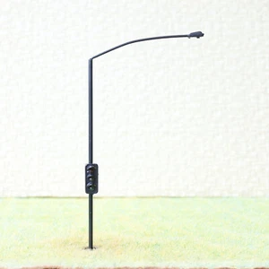 1 x traffic signal with street light HO OO scale model railroad led lamps #colBB - Picture 1 of 4
