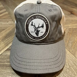 Gods Country TV Series Made In America SnapBack Trucker Hat Deer Hunting Brown - Picture 1 of 8
