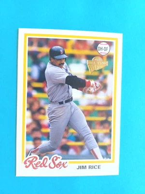 2003 TOPPS ALL-TIME FAN FAVORITES JIM RICE #78 1978 STYLE BOSTON RED SOX - Image 1 of 2