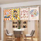 Noren Short Curtain Hanging Drape Lucky Cat Sushi Kitchen Room Decor Japanese