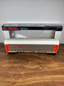 LIONEL O GAUGE FREIGHT CAR - 6-16214 DENVER & RIO GRANDE 2 TIER AUTO CARRIER - Picture 1 of 9