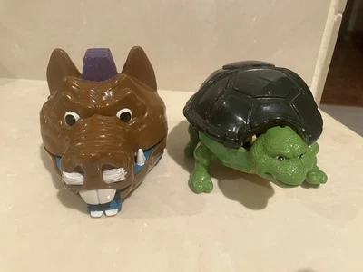 1994 Bebops Dino Cave Мини Игровой Набор TMNT Playmates Mini Mutant Raphael Неполный - Изображение 1 из 4