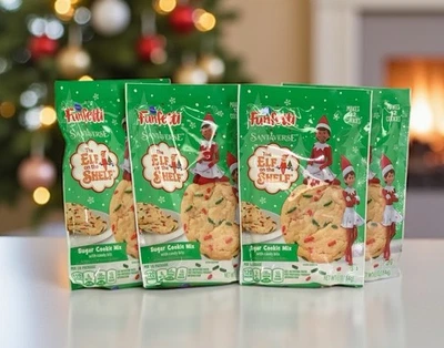 Смесь для сахарного печенья Pillsbury Funfetti The Elf On The Shelf упаковка 5 шт. ограниченный выпуск - Изображение 1 из 4