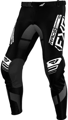 Pantalones todoterreno FXR Podium MX para hombre negros/blancos 30 EE. UU. Foto 1 de 2