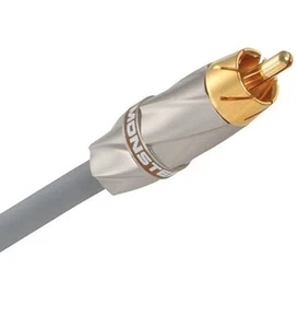 Monster Subwoofer Sub-Bass high speed cable 24K Gold connectors 5 Metres RRP $65 - Picture 1 of 3