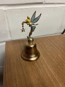 Tinker Bell Brass Figurine Bell Star Charm Works 1960’s Walt Disney Disneyland - Picture 1 of 4