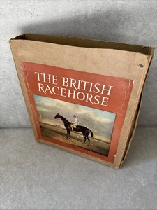 Revista The British Racehorse Estuche Original Años 50 De Colección Carreras de Caballos - Imagen 1 de 7