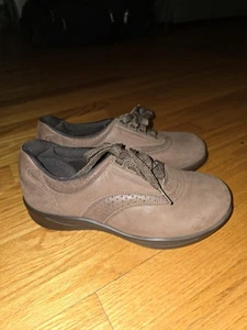 SAS BRAUNE LEDER-SCHNÜRSCHUHE DAMENGRÖSSE 7,5 W - Bild 1 von 7