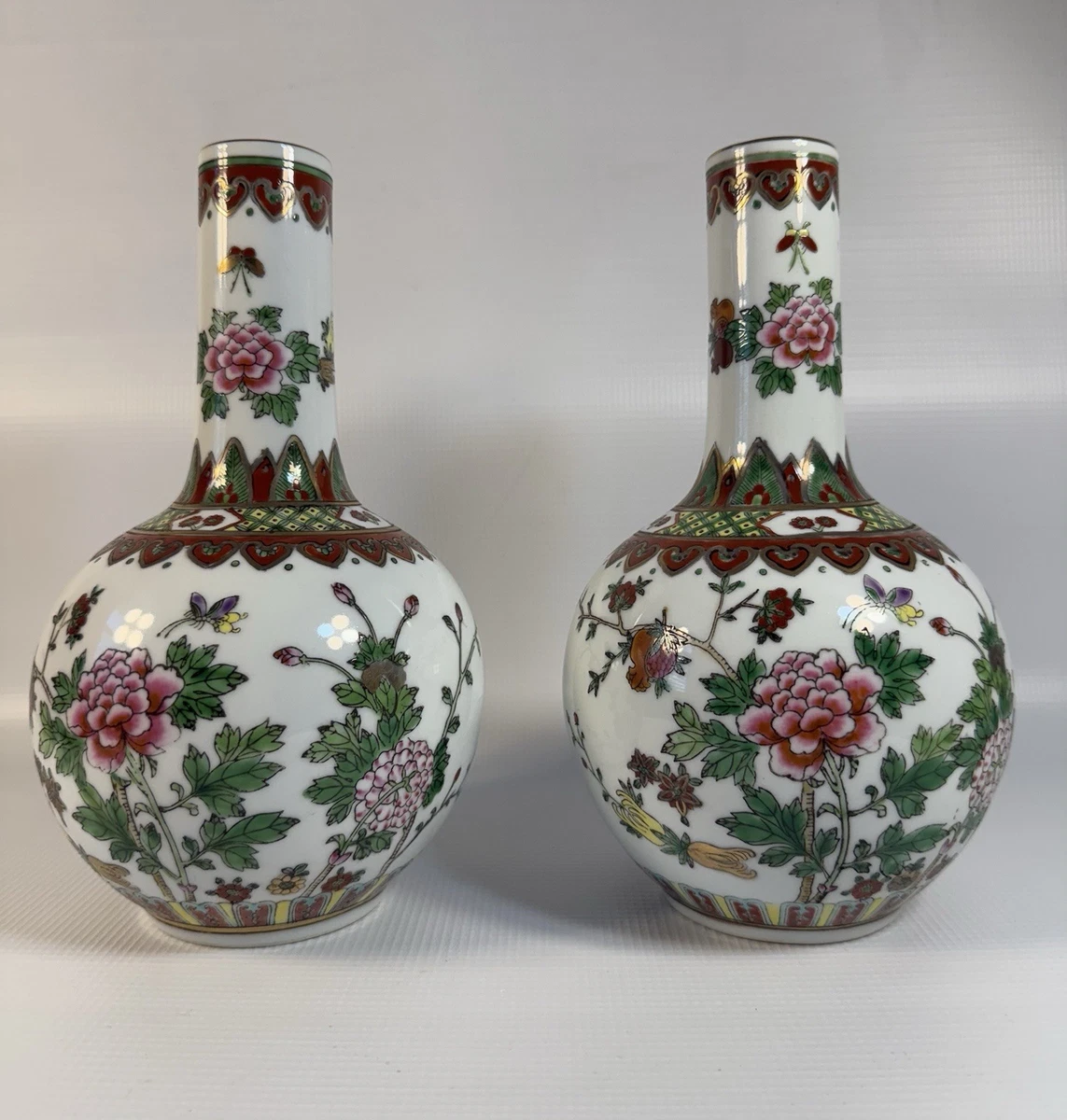 中国　花瓶 中国蝴蝶花瓶中国古董花瓶| eBay