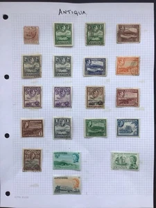 Antigua 1 Sheet 20 Mixed Condition Mint & Used Stamps - Picture 1 of 1