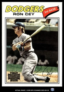 2002 Topps Archives #5 Ron Cey Los Angeles Dodgers - Picture 1 of 2