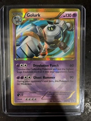 Карта Голурк - 150/149 - Pokemon Boundaries Crossed черно-белая секретная редкая почти как новая - Изображение 1 из 4