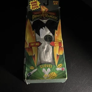 🥷🏾1994 Bandai Mighty Morphin Power Ranger Black Ranger Sound Effect Gloves! - Picture 1 of 22