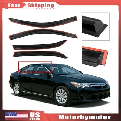 Window Rain Visors for 2003-2007 Honda Accord Prevents Rain and Snow Entry - Image 1 of 4